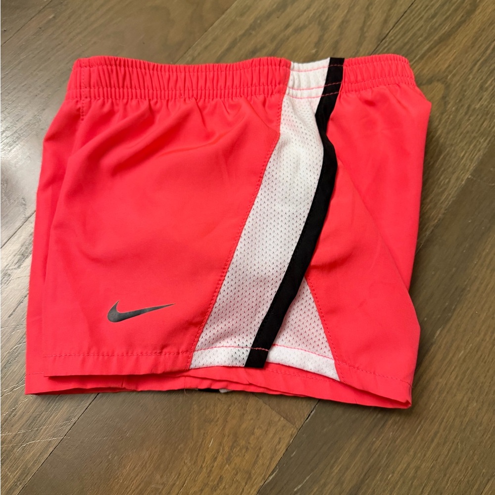 Nike Toddler Girl Running Shorts Size 3T Pink Lined Kids Youth